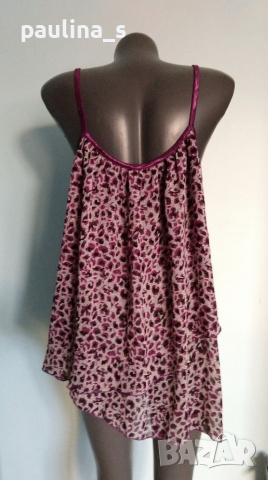 Четири различни броя / Маркова лятна туника от ефирен шифон  , снимка 4 - Туники - 36144388