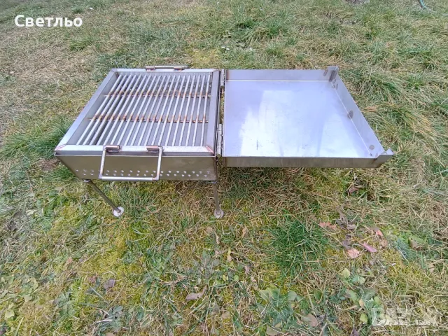 Скара куфар за къмпинг, преносима скара, снимка 10 - Къмпинг мебели - 48894687