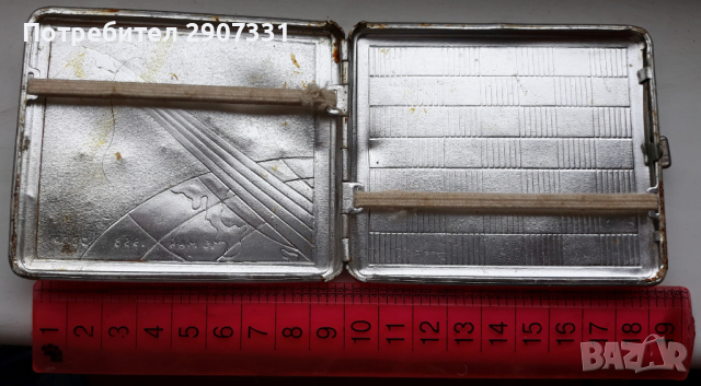 калъф за цигари Стартиране на сателит Спутник-3.СССР. полет от 15 05 1958, снимка 4 - Други ценни предмети - 44624533