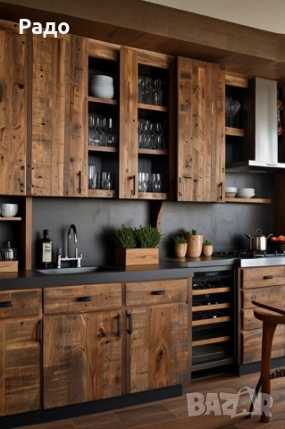 Мебели от дърво и желязо, снимка 3 - Скринове - 45481967