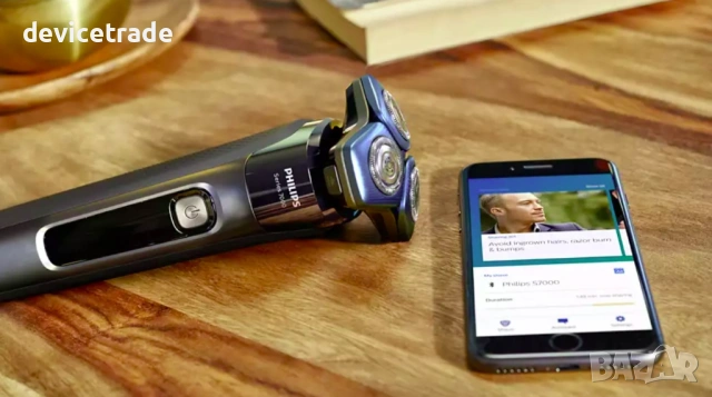 Самобръсначка Philips Shaver Seria 7000 S7783/59, Мокро и сухо бръснене, снимка 4 - Електрически самобръсначки - 53853773