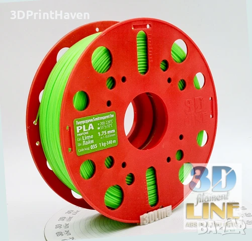 3DLine PLA Филамент за 3д принтер, снимка 8 - Консумативи за принтери - 51041377