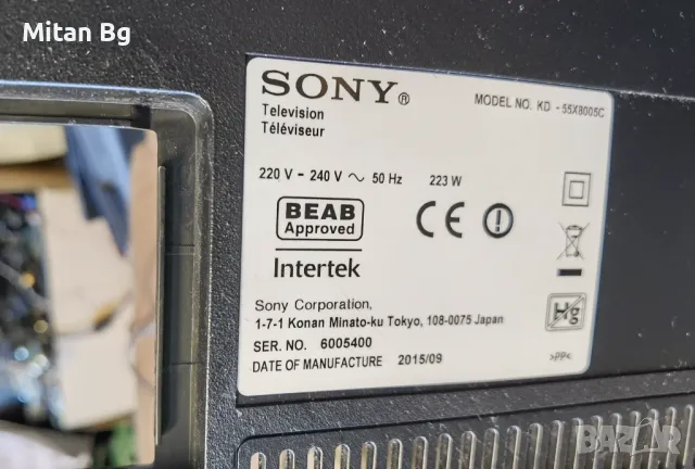 KD-55X8005C  1-894-595-12, снимка 7 - Части и Платки - 49149615