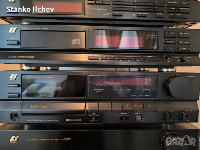 Аудио сет Sansui - усилвател, дек, cd, тунер, снимка 3 - Аудиосистеми - 55884424