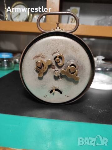 Стар Немски Механичен Часовник Будилник Junghans , снимка 4 - Антикварни и старинни предмети - 44837304