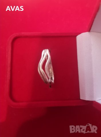Сребърни обеци 925 + торбичка ежедневни, снимка 3 - Обеци - 35852243