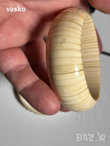 Гривни слонова кост, снимка 3 - Гривни - 52674548