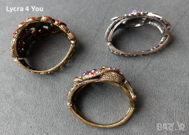 3 броя големи и масивни гривни за ръце, снимка 7 - Гривни - 40781729