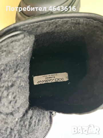 Продавам детски боти Dolce & Gabbana, снимка 5 - Детски боти и ботуши - 52317950