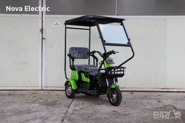 Електрическа Tриместна Tриколка С Таван X1 1500W Green Nova Electric, снимка 4 - Мотоциклети и мототехника - 39251214