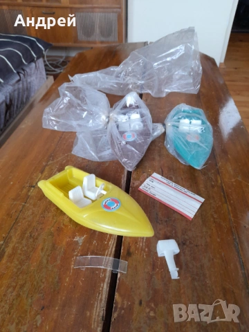 Стара играчка лодка,катер #7, снимка 3 - Други ценни предмети - 53192331