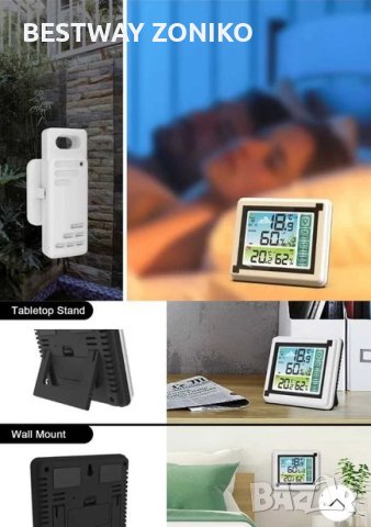   Външен безжичен термометър с влагомер. Безжична метеорологична станция, снимка 5 - Други - 42431921