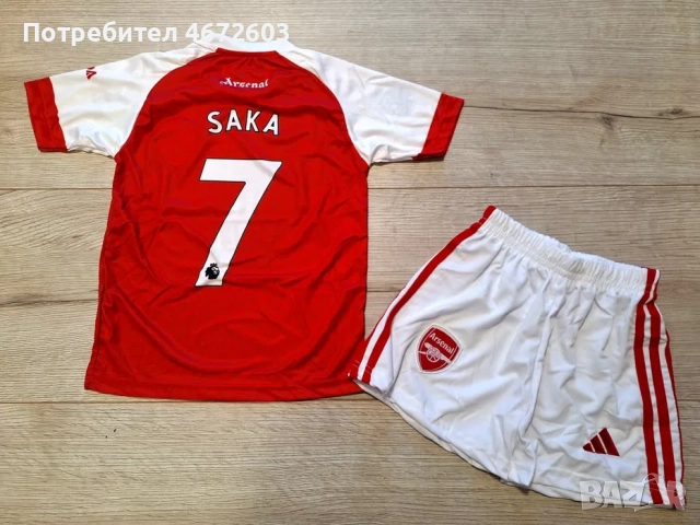 Тениска и екип на Арсенал, снимка 2 - Футбол - 52852203