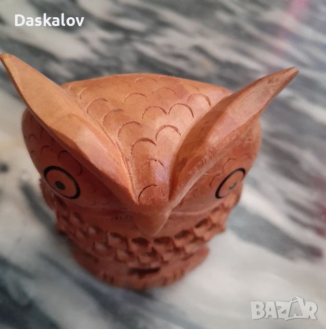 Продавам дървено декоративно бухалче, снимка 2 - Декорация за дома - 41182950