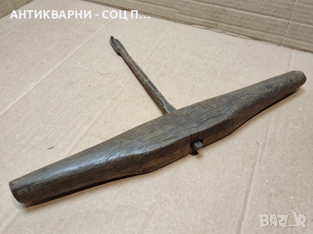 Стара Кована Дърводелска Бургия. / НОМЕР 1593., снимка 5 - Антикварни и старинни предмети - 53669969