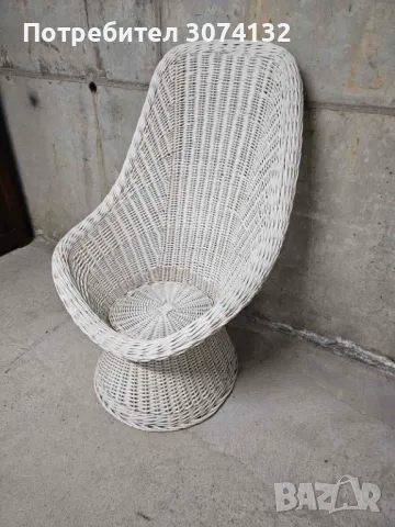 Кресло от естествен ратан, снимка 3 - Столове - 48078789