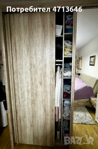 Комплект спалня и гардероб, снимка 5 - Спални и легла - 53154145