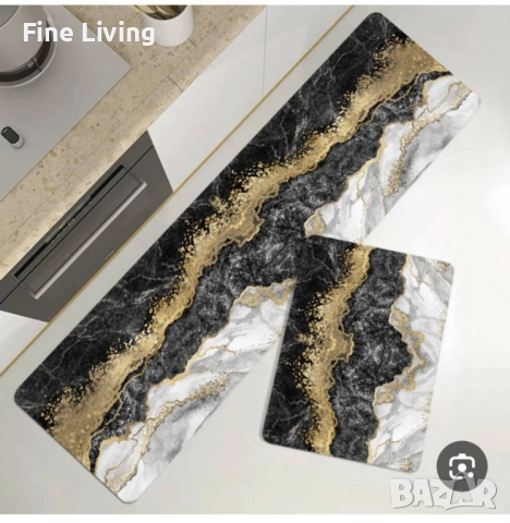 Комплект водоустойчиви противоплъзгащи постелки за кухня, различни цветове, снимка 16 - Килими - 52123333