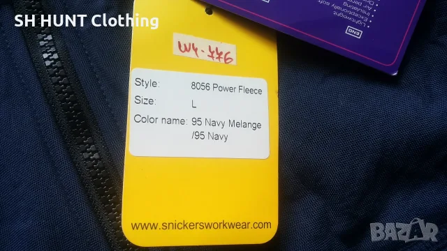 Snickers POLAR FLeece Work Jacket размер XL работна поларена горница W4-766, снимка 13 - Якета - 55806748