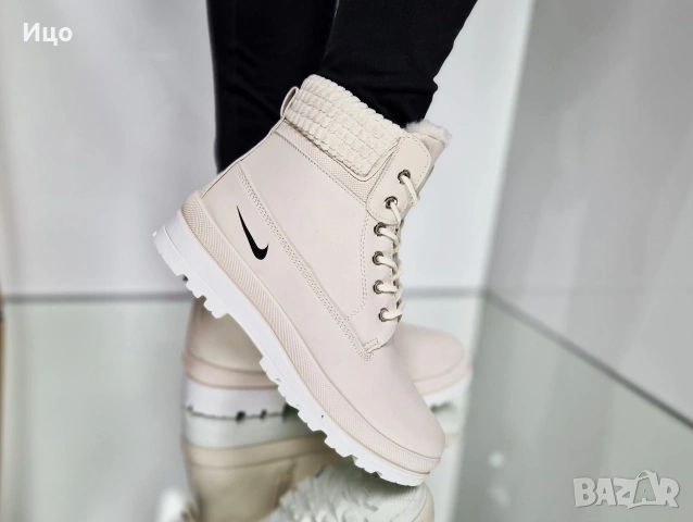 Дамски зимни високи обувки (боти) , снимка 12 - Маратонки - 53183641