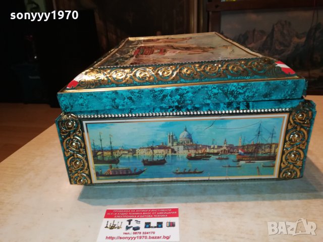 МЕТАЛНА КУТИЯ С КОРАБИ ОТ ФРАНЦИЯ 1202221933, снимка 11 - Антикварни и старинни предмети - 35767267
