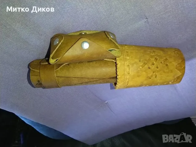 Табла естествена кожа нова с чашка на Vatev Leather 383х203мм сгъната 22х5см, снимка 14 - Шах и табла - 50113367