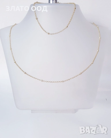 Сетове  ТЕНИС от бяло или жълто ЗЛАТО 14К, снимка 5 - Колиета, медальони, синджири - 52226032