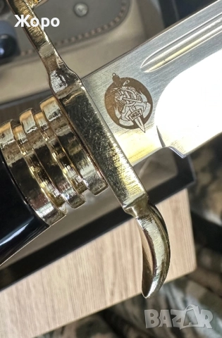 Нов Нож със Кожена Кания—4 броя, снимка 3 - Ножове - 52684559