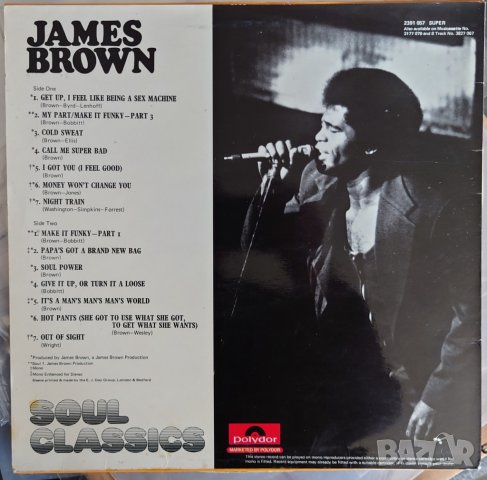 Грамофонни плочи James Brown – James Brown Soul Classics, снимка 2 - Грамофонни плочи - 39974585