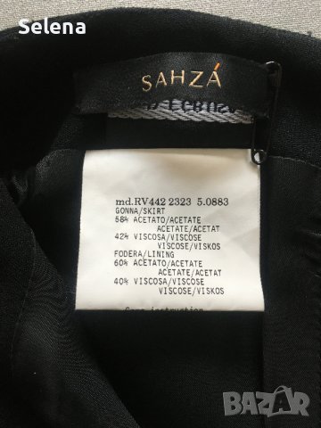 елегантна черна пола, снимка 3 - Поли - 39720675