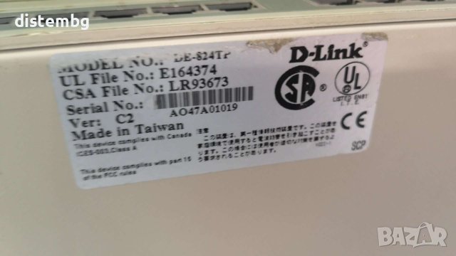 D-Link DE 824TP (DE-824TP) 24-Port 100Mbits Ethernet Hub, снимка 2 - Суичове - 41457499