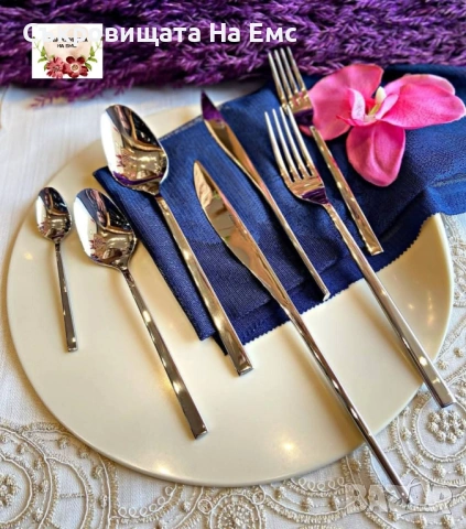 💫 KARACA New Everest 84части 💫 Комплект Прибори за Хранене 84части за 12човека 