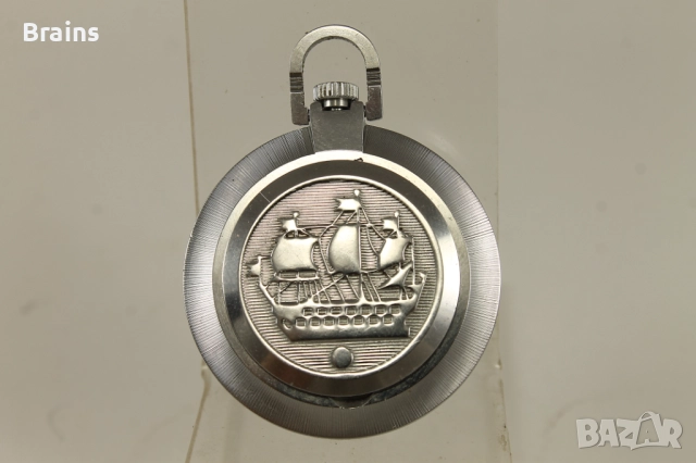 Руски Джобен Часовник РАКЕТА С Платноход Като Нов