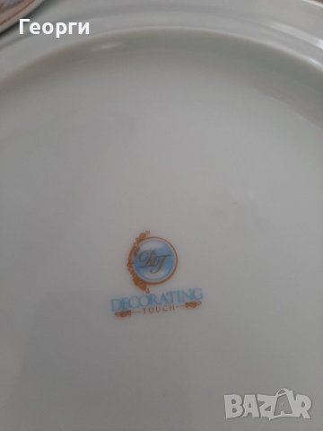 Порцелан "Трите грации", снимка 6 - Чинии - 40515854