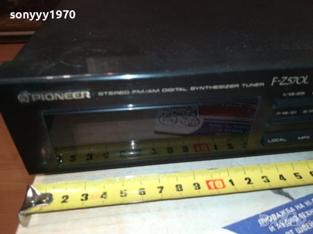 PIONEER F-Z570L STEREO TUNER-MADE IN JAPAN LNV1107231356, снимка 2 - Ресийвъри, усилватели, смесителни пултове - 41517606