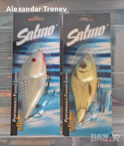 Воблери Salmo Fatso и Slider, снимка 2 - Екипировка - 53688948