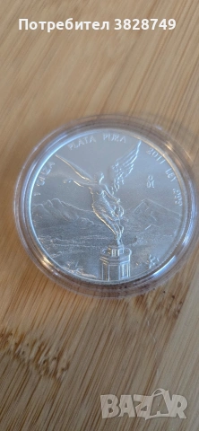 Мексико Либертад 1 унция 2011, снимка 5 - Нумизматика и бонистика - 53032903