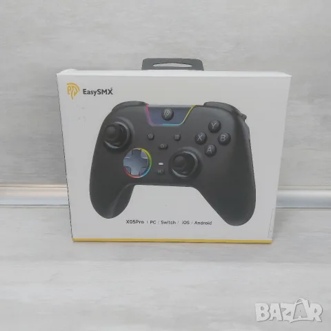 НОВ EasySMX X05 Pro БЕЗЖИЧЕН Контролер (Hall Effect, без дрифт) за PC/Switch/iOS/Android