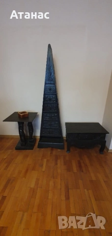 Комплект дървени мебели в Индонезийски стил