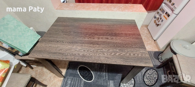 Трапезария маса и 4 стола масив, снимка 5 - Маси - 52263400