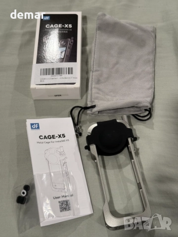 Защитен калъф от алуминиева сплав за Insta 360 X5 с бързо освобождаване, снимка 9 - Чанти, стативи, аксесоари - 51930737