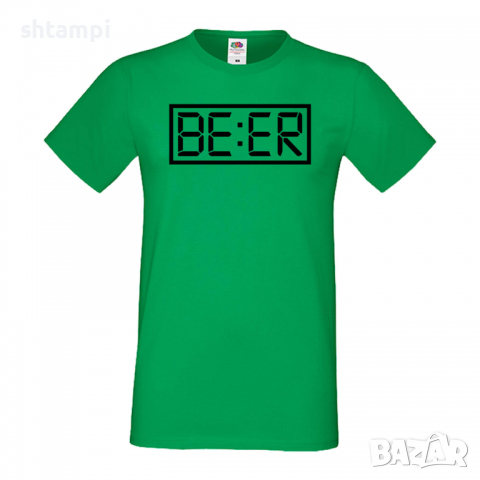 Мъжка тениска BEER,Бира,Бирфест,Beerfest,Подарък,Изненада,Рожден Ден, снимка 1 - Тениски - 36376485