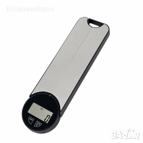 Кухненска везна сгъваема Rosberg, 5 кг., батерия CR2032 LCD екран, S/s