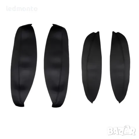 Микрофибърни кожени покрития за подлакътници – специално за Nissan Qashqai J10 (2007–2015), снимка 2 - Части - 50276556