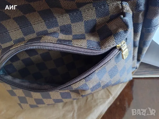 Нова! Луксозна голяма раница Louis Vuitton , снимка 5 - Раници - 47303348