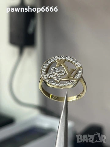 Златен пръстен 14 карата 3,48 грама 