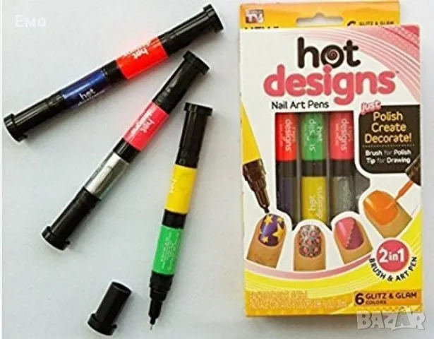 Декорация за маникюр в различни цветове - Hot Design TV275, снимка 4 - Продукти за маникюр - 48806343