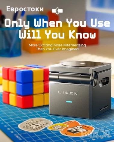 LISEN 3-в-1 зарядна станция, безжична зарядна станция за Magsafe, сгъвам дизайн тип Cube, снимка 8 - Безжични зарядни - 50833197