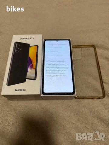 Samsung galaxy A72 128gb/6ram КАТО НОВ 110€, снимка 3 - Samsung - 53500840