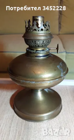 лампа газена месинг за колекционери , снимка 2 - Антикварни и старинни предмети - 49875076